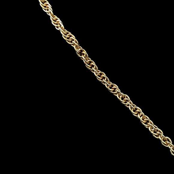 Vintage Purple Stone Pendant & Chain Necklace - Picture 5 of 7